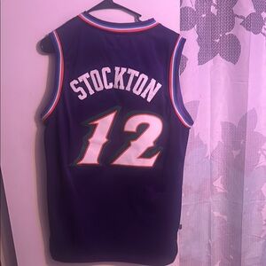 John Stockton #12 Utah Jazz throwback Jersey size M